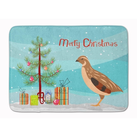Carolines Treasures Golden Phoenix Quail Christmas Machine Washable Memory Foam Mat BB9322RUG